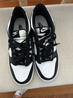 Nike Black and White Low-Top Sneakers
